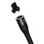 Кабель Baseus Zinc Fabric Magnetic Cable USB to Lightning 2.4A 1m CALXC-KG1 Black-Grey - мініатюра 9