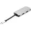 USB-хаб PowerPlant Type-C - HDXiaomi 4K, USB 3.0, USB Type-C, RJ45 - мініатюра 1