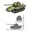 Конструктор Wange танк Panther Pz.Kpfw V танк Пантера військова техніка ,638 деталей - мініатюра 4