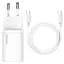 СЗУ Baseus Super Si Quick Charger 25W (1USB-C) + кабель Type-C to Type-C (TZCCSUP-L) Белый - миниатюра 1
