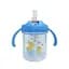 Дитячий поїльник з трубочкою "Зайчик" Mega Zayka MGZ-0335(Blue) 280 мл - мініатюра 1