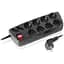 Мережевий фільтр живлення REAL-EL REAL-EL RS-10 Protect, 1.8m, black (EL122300038) - мініатюра 5