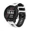 Силіконовий ремінець Rage для Samsung Galaxy Watch 46mm - біло-чорний ширина кріплення 22мм Watchbands (W25-5WB91656122) - мініатюра 2