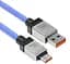 Кабель Baseus CoolPlay Series Fast Charging Cable USB to Type-C 100W 2m CAKW000703 Blue - мініатюра 3