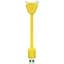 Кабель GOLF GC-28S Pineapple Series Micro&Lightning cable Yellow - миниатюра 1