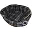 Лежанка AnimAll Royal Soft-2 M BLACK-MARINE для собак та котів клітка 59×53×23 см - мініатюра 1