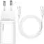 Мережевий зарядний пристрій Baseus Super Si 1C 25W EU Set with Type-C to Type-C white (TZCCSUP-L02) - мініатюра 1