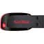 Накопичувач SanDisk Cruzer Blade 128GB USB 2.0 Black Red (SDCZ50-128G-B35) - мініатюра 1