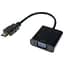 Переходник HDMI to VGA 0.15m REAL-EL (EL123500020) - миниатюра 1