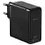 Мережевий зарядний пристрій Baseus GaN2 Fast Charger 1Type-C + Cable Type-C to Type-C 1.5m 100W TZCCGAN-L01 Black - мініатюра 1