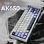 Механічна клавіатура Ajazz AK650 Sea Salt Switch White USB-C (AK650-SS-BWB) - мініатюра 6
