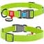 Нашийник для собак Waudog Waterproof, коллартекс, водостійкий, з QR паспортом, пластикова пряжка-фастекс, 35-58х2,5 см, салатовий - мініатюра 3