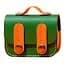 Шкіряний футляр Briefcase для навушників AirPods Pro 2 / Pro Green / Orange - мініатюра 1