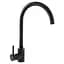 Смеситель для кухни Mixxus SUS 011-2 black SS0003 Черный матовый - миниатюра 1