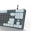 Клавіатура Aula F3287 Keycap KRGD Blue USB UA Grey/White (6948391240954) - мініатюра 8