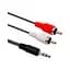 Кабель мультимедійний 3.5mm M to 2xRCA M 2.5m PowerPlant (CA914326) - мініатюра 1