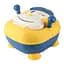 Горщик з м'яким сидінням Мавпа Babyhood BH205 Жовто-синій - мініатюра 1