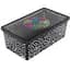 Коробка Qutu Light Box Flouresent grey, с крышкой, 5 л, 11.5х19х33.5 см, серая (LIGHT BOX с/к FLOURESENT GREY 5л.) - миниатюра 1