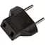 Адаптер Just USA 2 EU Plug з американською на євро розетку (PLG-USA2EU-BLK) - мініатюра 1