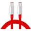 Кабель Warp Fast Charge 65W / 6A 1m Type-C на Type-C (C202A) для OnePLus red - мініатюра 1