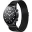 Ремінець міланська петля для BeWatch Xiaomi Watch S1 Active 22 мм Чорний (1020201.A20) - мініатюра 1