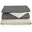Комплект постільної білизни Soho двоспальний Beige/Dark gray 180х220 см (PATTERN 20-D) - мініатюра 1