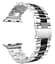 Браслет BeWatch для Apple Watch series 3/4/5/6 із шириною корпусу 38/40мм Duo класичний сталевий Сріблясто-Чорний (1025411) - мініатюра 6