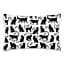 Детское постельное белье в кроватку CATS CS16, черный (CatsPawsBlackWhite_16Mustard_140) - миниатюра 3
