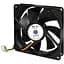 Вентилятор 90 мм Cooling Baby 9025 3PS чорний 90x90x25мм SB 12В 0.18А 24.3 дБ 2200 об/хв 3pin - мініатюра 1