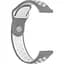 Ремешок DK CDK для Canyon Badian SW-68 20mm Silicone Sport Band Nike (011906) (grey / white) - миниатюра 2