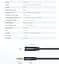 Кабель Vention Audio 3.5 mm M - 3.5 mm F, 2m, Black (BHBBH) - мініатюра 2