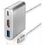 Адаптер перехідник розгалужувач Юсб хаб Type-C 3.1 на HDMI 4K 4в1 USB-концентратор для ноутбука macbook - мініатюра 2