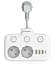 Фильтр сетевой 2 розетки 2.5 см White 20 Вт. ColorWay teh0024061 - миниатюра 2