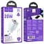 СЗУ Hoco N46 Glorious PD20W+QC3.0 (1USB-A/1C) + кабель Type-C to Type-C - миниатюра 6