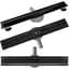 Трап для душу Rea Neox 70 Slim Pro black REA-G2709 - мініатюра 1