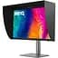 Монитор TFT 27" BenQ PD2770U, IPS, 4K UHD, HDMI, DP, USB-C, USB-hub, HAS, колонки, темно-серый (9H.Y0ELB.QBE) - миниатюра 1