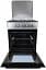 Плита комбінована Castle CPG-60B, Black/Grey, поворотні перемикачі, 4 газові конфорки, автопідпал інтегрований, решітка металева емальована, електрична духовка з подвійним склом, конвекція, підсвітка, два тени, металева кришка, 60x60x86.5см - мініатюра 1