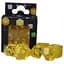 Набір кубиків Transparent 7 Dice Set - Yellow , 7 шт. (g7dtran04) - мініатюра 1