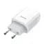 Адаптер мережевий Hoco Glorious C73A на 2 USB-порти сам блок білий - мініатюра 1