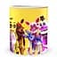 Кухоль GeekLand Five Nights At Freddys П'ять ночей з Фредді Аніматроніки Жовтий фон FN.02.393 330 мл білий - мініатюра 2