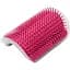 Щетка-чесалка для кошек Semi Brush-comb, Pink с угловым креплением к стене - миниатюра 1
