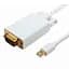 Перехідник-конвертер mini Display Port (тато) на VGA (тато) 1.8m - мініатюра 1