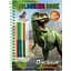 Розмальовка Moxy Dinosaur Expedition з наліпками та олівцями 30 аркушів (961029) - мініатюра 1