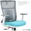 Офісне крісло OfficePro Balance OC550-W-DG-BL (OC550-W-DG-BL) - мініатюра 7