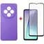 Чохол-накладка Dengos Carbon TPU Case для Xiaomi Redmi Note 14 5G + Cкло Purple - мініатюра 1