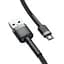 Дата кабель Baseus Cafule USB to MicroUSB Cable 1.5A (2m) (CAMKLF-C) Сірий / Чорний - мініатюра 3