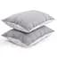Набор подушек Руно 50х70 силиконовые Grey White 2шт К_Н310.52_Grey White - миниатюра 2