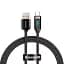 Кабель Baseus Display Fast Charging Cable USB to Type-C 66W 2m CASX020101 Black - миниатюра 1