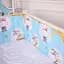 Суцільний борт в ліжечко MirSon Kids Time 20-0044 Cats and bunnies 30х180 см (2200009666537) - мініатюра 2