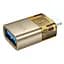 Адаптер переходник Hoco UA36 Lightning to USB золотистый - миниатюра 4